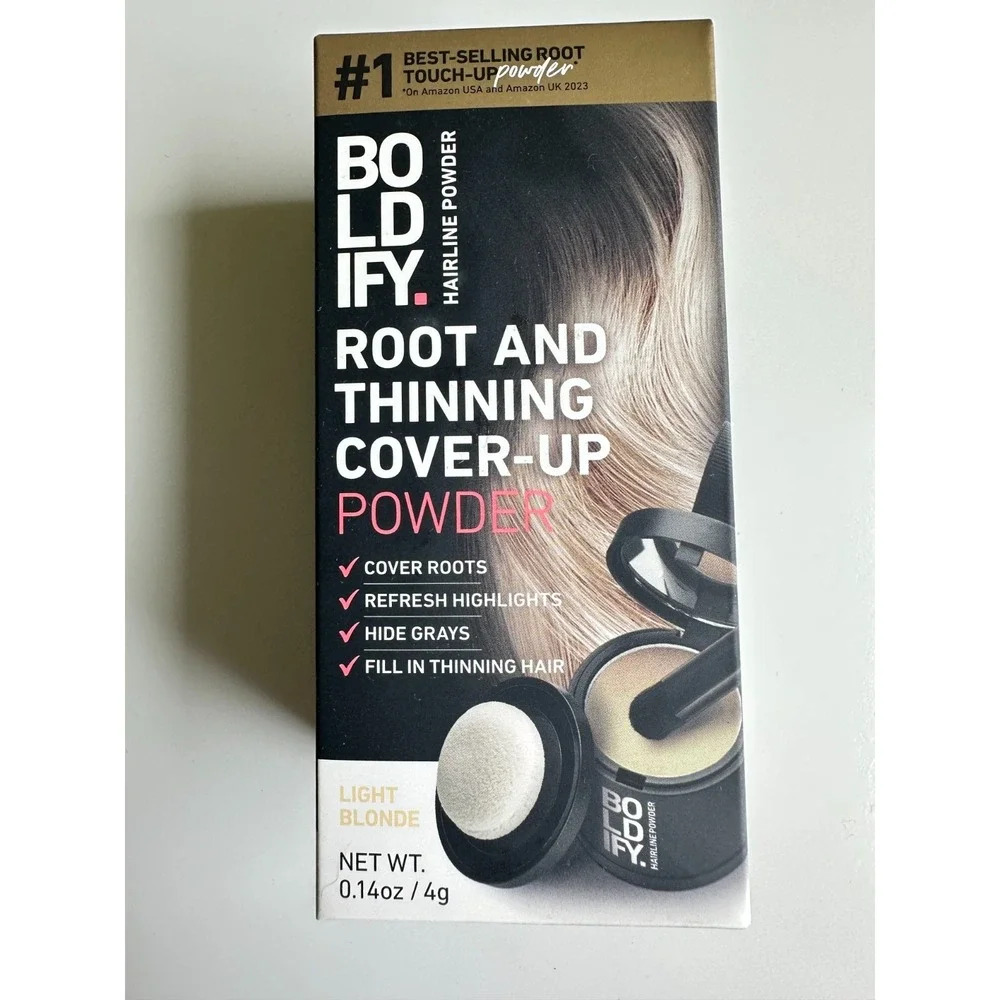 4X Boldify Hairline Powder • Root & Thinning Cover-Up Powder‎ • Light Blonde